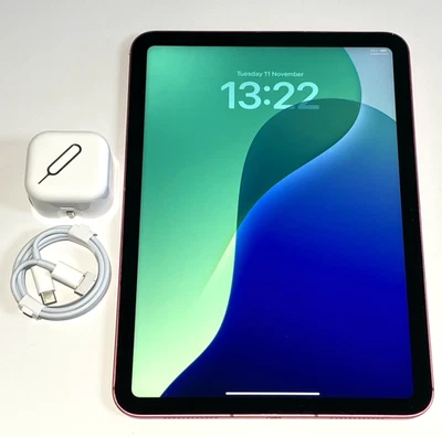 Apple iPad 10th Gen. 64GB Pink A2757 WiFi & 5G Unlocked -3 Months Warranty-E31 - Image 1 of 4