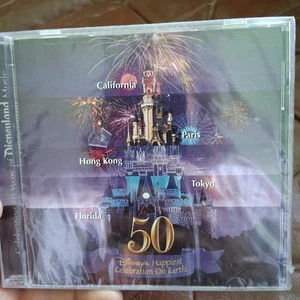 Celebrating 50 Years of Disneyland Music; Audio CD (2005) Disney 61318-7; sealed - Imagen 1 de 4