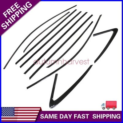 FOR Audi A4 Quattro Premium Sedan 4-Door Car Window Molding Trim Strip Cover US — 第 1/4 张图片