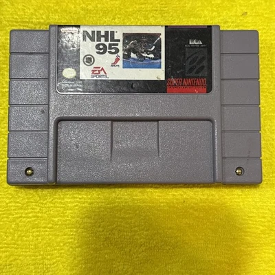 NHL 95 - Super Nintendo, SNES - Game Cartridge, and tested. - Image 1 of 3