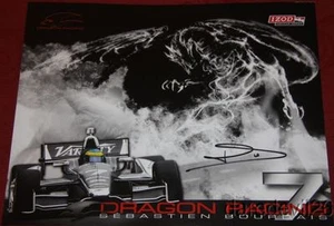 2013 Sebastien Bourdais signed Dragon Racing Chevy Dallara Indy Car Hero Card - Picture 1 of 1