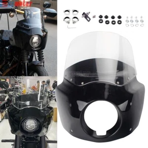 For Harley Low Rider FXLR Standard FXST FXBB FXBBS Fairing Windshield 2018-2024 - Picture 1 of 11