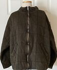 $198 Nwt Womens Free People Dolman Quilted Knit Jacket Dusted Military L