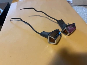 2 OEM Dodge Chrysler Plymouth Mopar Fender Mount Turn Signal Lights - Picture 1 of 4