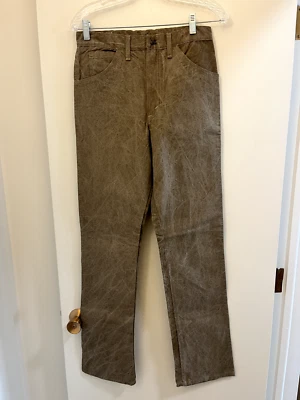 Vintage Dee Cee Canvas Work Pants, 29x32, Tan, USA Made - Image 1 of 4