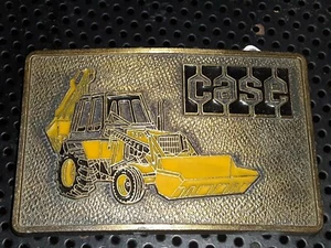 Vintage JI Case 580 Backhoe Loader Belt Buckle - Bild 1 von 2