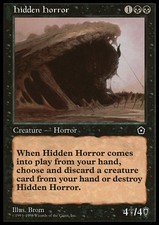 Magic the Gathering MTG Hidden Horror (75) Portal Second Age   MP