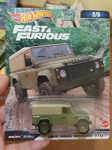 # 1/64 HOT WHEELS PREMIUM - LAND ROVER DEFENDER 110 FAST & FURIOUS MISB# - Bild 1 von 1
