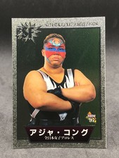 Aja Kong BBM 97 AJW Pro Wrestling Sparkling Fighters Card Game Japan SF123