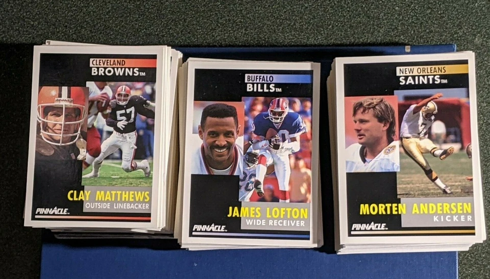 1991 Pinnacle Football Cards 1-415 U Pick to Complete Set - Image 1 of 1