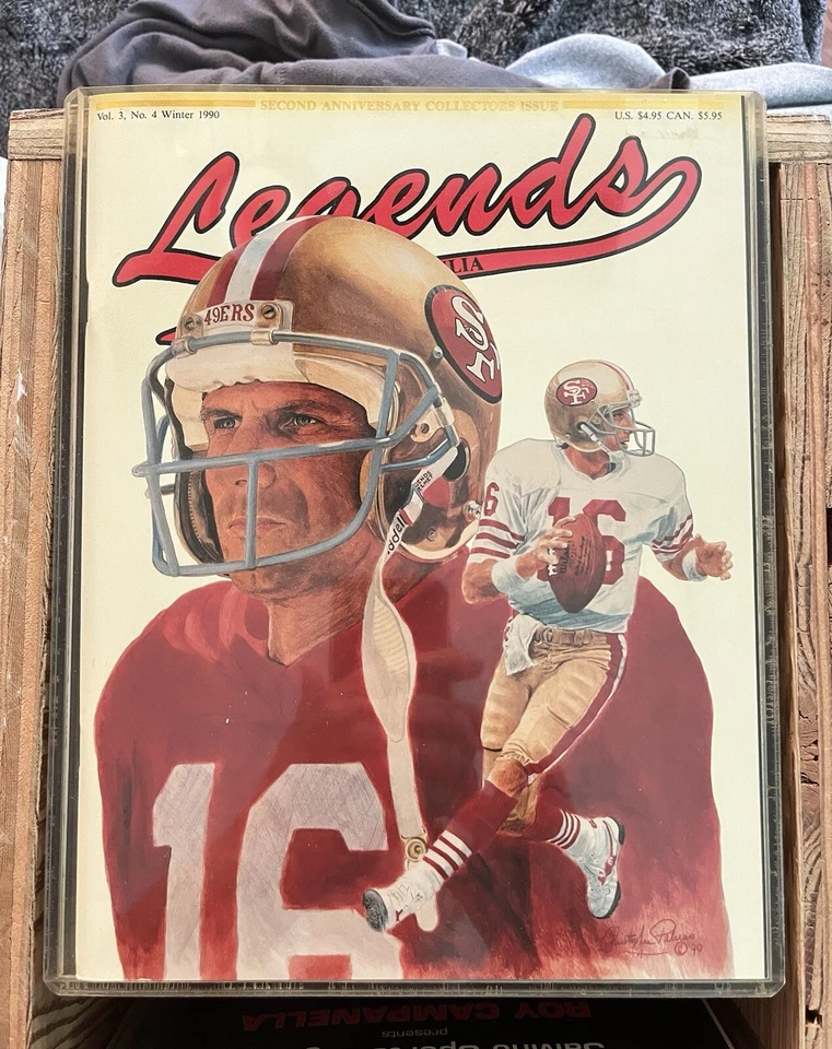 1990 Joe Montana Legends Sports Memorabilia Magazine Vol 3. No 4. - Image 1 of 1