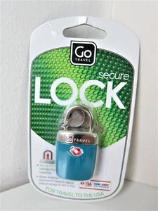 Go Travel secure Lock Kofferschloß Sicherheitsschloß TSA Schloß Koffer Schlüssel - Bild 1 von 2
