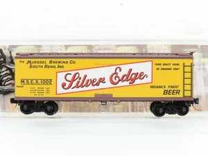 N Micro-Trains MTL 04900670 MSEX Mussel Brewing Silver Edge 40' Reefer #1002 - Picture 1 of 8