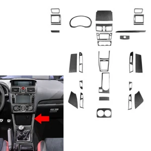 Carbon Fiber Full Set Interior Cover Trim Kit For Subaru WRX STI 2015-2021 LHD - Imagen 1 de 7