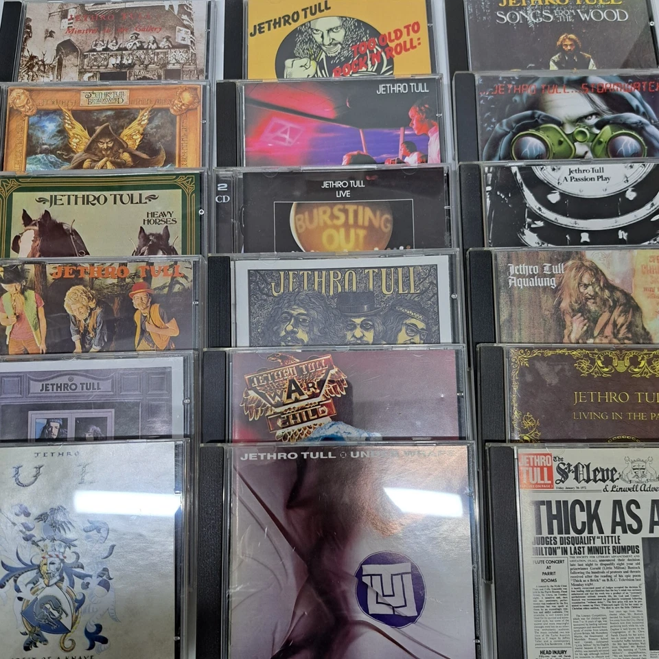 JETHRO TULL CD Albums + IAN ANDERSON Quality Selection all NM or MINT Condition Foto 1 de 1