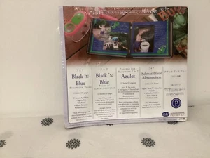 Creative Memories 7”x7” Black n Blue Pages - New - Picture 1 of 2