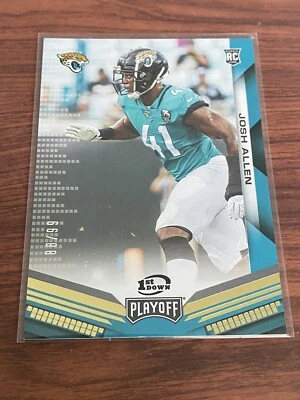 2019 Josh Allen Panini Playoff Rookies 1st Down /99 #266 Rookie RC - Image 1 of 2