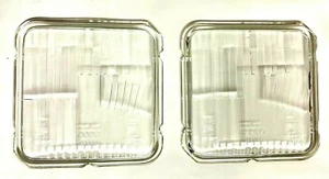 COPPIA VETRO CRISTALLO PER FARO PROIETTORE TRATTORE, ELMA, COBO ORIGINALI 2 PZ. - Picture 1 of 8