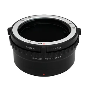 XPimage Locking Adapter for Pentax 645 P645 Lens to Fuji G GFX 100SII 50S Camera - Picture 1 of 8