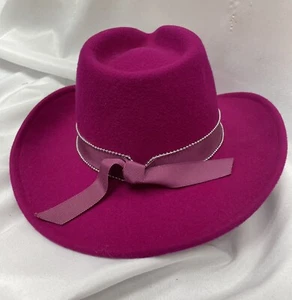 Sonni San Francisco Fuchsia Hat Wool Size 6 1/2” - Picture 1 of 4
