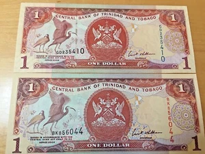 TRINIDAD & TOBAGO 2002 E 2006. BANCONOTA 1 DOLLARO CARTAMONETA - Foto 1 di 3