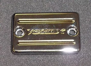 2014-2015 Honda Grom Vortex Racing Front Fluid Brake Reservoir Cap Cover CHROME - Picture 1 of 2