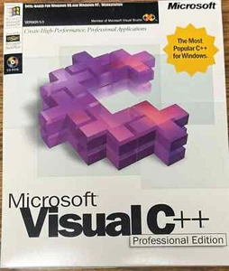 Microsoft Visual C++ Professional 5.0 CD Windows 95 - New in box! - Picture 1 of 4