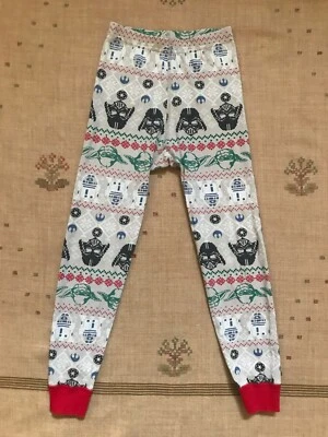 Pantalones de pijama Hanna Andersson Star Wars Fair Isle estampado, talla 120 Foto 1 de 3