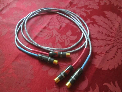Rare Nordost Moonglo  Baldur Profi RCA Interconnect 1 M  Cables - Image 1 of 4