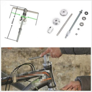 1x Herramienta de soporte inferior para bicicleta de aleación de aluminio Instalador Auriculares Prensa Reapir Herramienta - Imagen 1 de 10