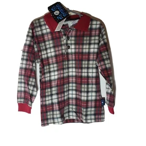 NWT Vintage Bugle Boy 3 Button Longsleeve Shirt Size M Cotton Made In USA New - Picture 1 of 9