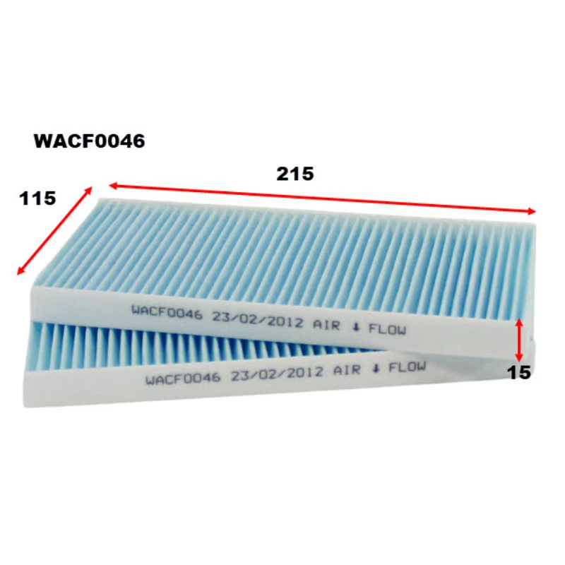 WESFIL CABIN AIR FILTER FOR HYUNDAI TUCSON CITY JM KIA CERATO TD SPORTAGE KM - image 1 of 1