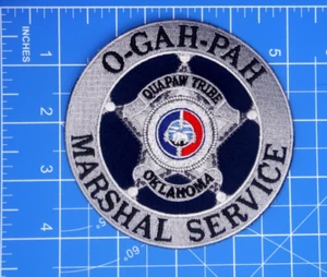 Quapaw Tribe Oklahoma O-Gah-Pah Marshal Service patch-new Tribal Police.-B - Picture 1 of 3