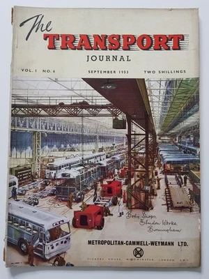 THE TRANSPORT JOURNAL Magazine SEP 1953 VOL 1 NO.6 - Image 1 of 4
