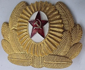 USSR Soviet CCCP Russian Army Red Star Officer Hat Pin Badge Communist SymbolEUC - Picture 1 of 3