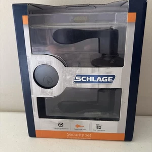 Schlage Keyed Door Handle and Deadbolt Combo Pack in Aged Bronze FB50N V ACC 716 - Picture 1 of 8