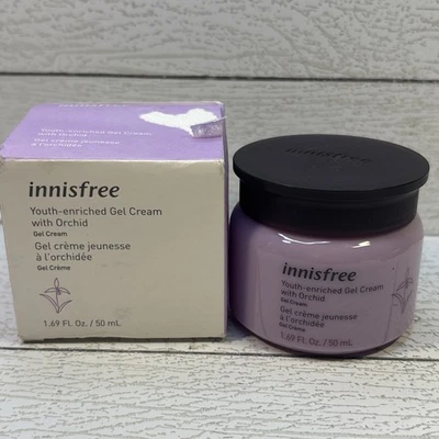 Innisfree Youth обогащенный крем с орхидеей полный размер 1,69 унц / 50 мл новый в коробке - Изображение 1 из 4
