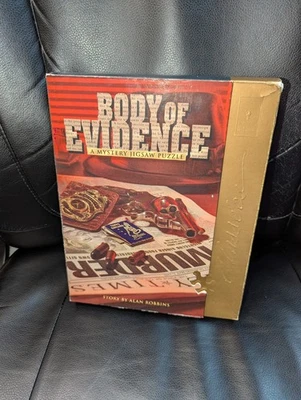 1997 Bepuzzled Body of Evidence Always Othello Mystery Jigsaw Puzzles NEW SEALED - Image 1 of 4