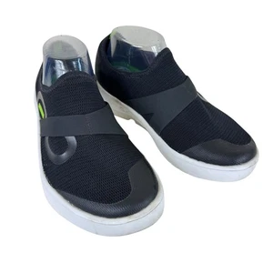 Zapatillas deportivas Oofos negras de malla bajas ligeras de recuperación para hombre talla 8 - Imagen 1 de 8