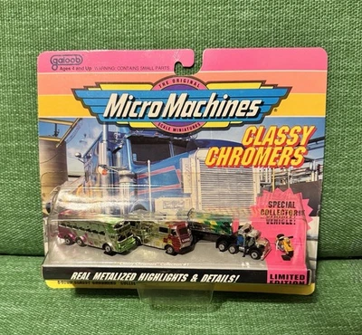 Micro Machines Classy Chromers 1992 Collection #1 New Sealed Rare Cruiser Tanker - Image 1 of 4