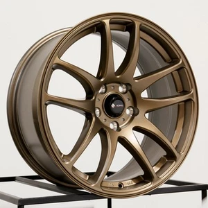 One 18x8.5 Vors TR4 5x114.3 35 Bronze Wheel Rim 73.1 - Picture 1 of 6