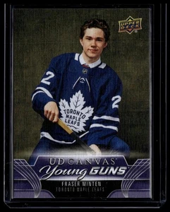 2023-24 Upper Deck #C386 Fraser Minten UD Canvas - Picture 1 of 2