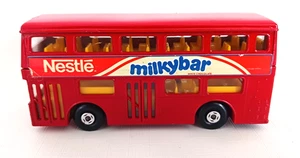 Rare 1972 LONDON DoubleDecker Bus Lesney Matchbox SuperKings Adv Milkybar - Picture 1 of 8