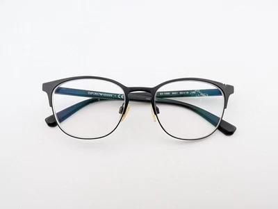 Anteojos Emporio Armani, solo monturas, EA 1059 3001, 53-19-145, metal, negro Foto 1 de 4