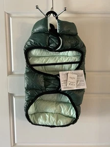 Fab dog pet apparel doggie puffer vest size M color green - Picture 1 of 4