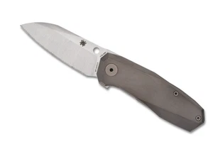 Spyderco Knives Techno 3 C158TIP3 Titanium CTS-XHP Pocket Knife Stainless - Picture 1 of 3