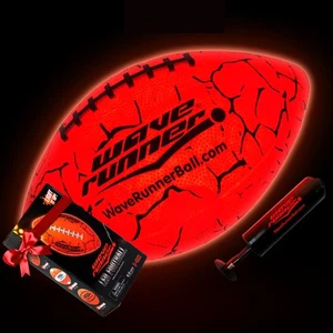 Light-Up Football - Glow in The Dark Football Games- Size 10.35 in. with Pump... - Bild 1 von 9