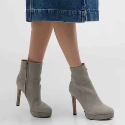 $550 VERONICA BEARD DALI TAUPE GRAY SUEDE BOOTS BOOTIES 7M - Image 1 of 4
