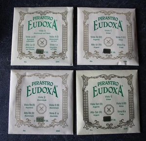 1 set corde Viola PIRASTRO Eudoxa, viola, come nuove, confezione originale (3) - Foto 1 di 1