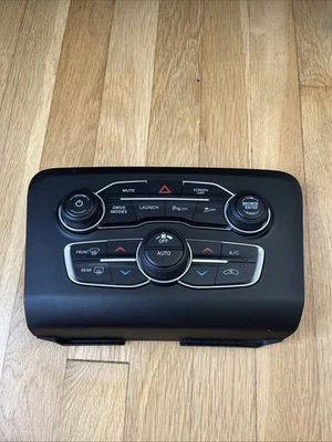 2019 DODGE CHARGER AUTO DUAL CLIMATE TEMPERATURE HEATER CONTROL UNIT P68435707AA - Image 1 of 4